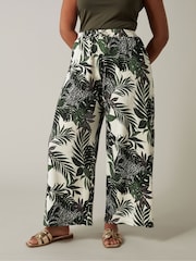 Evans Jersey Crepe Black Trousers - Image 1 of 1