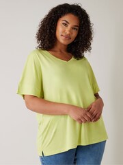 Evans Green V-Neck Modal T-Shirt - Image 1 of 5