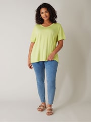 Evans Green V-Neck Modal T-Shirt - Image 2 of 5