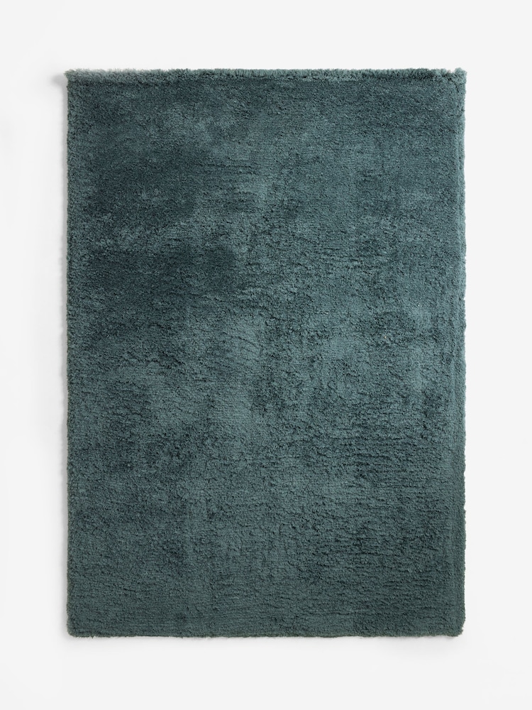 Teal Blue Super Softy Rug - Image 5 of 5