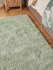 Sage Green Super Softy Rug - Image 3 of 6