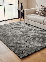 Grey Super Softy Rug - Image 1 of 5