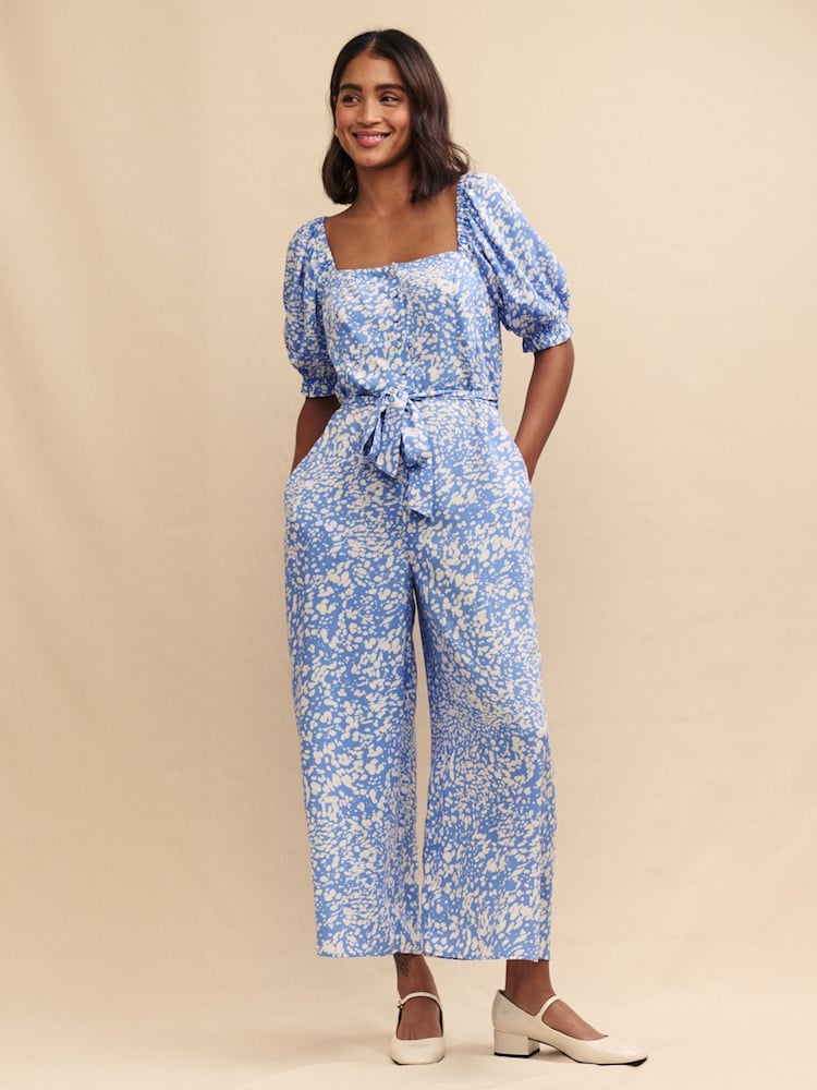 Nobody's Child Blue Romilly Jumpsuit - Image 1 of 5