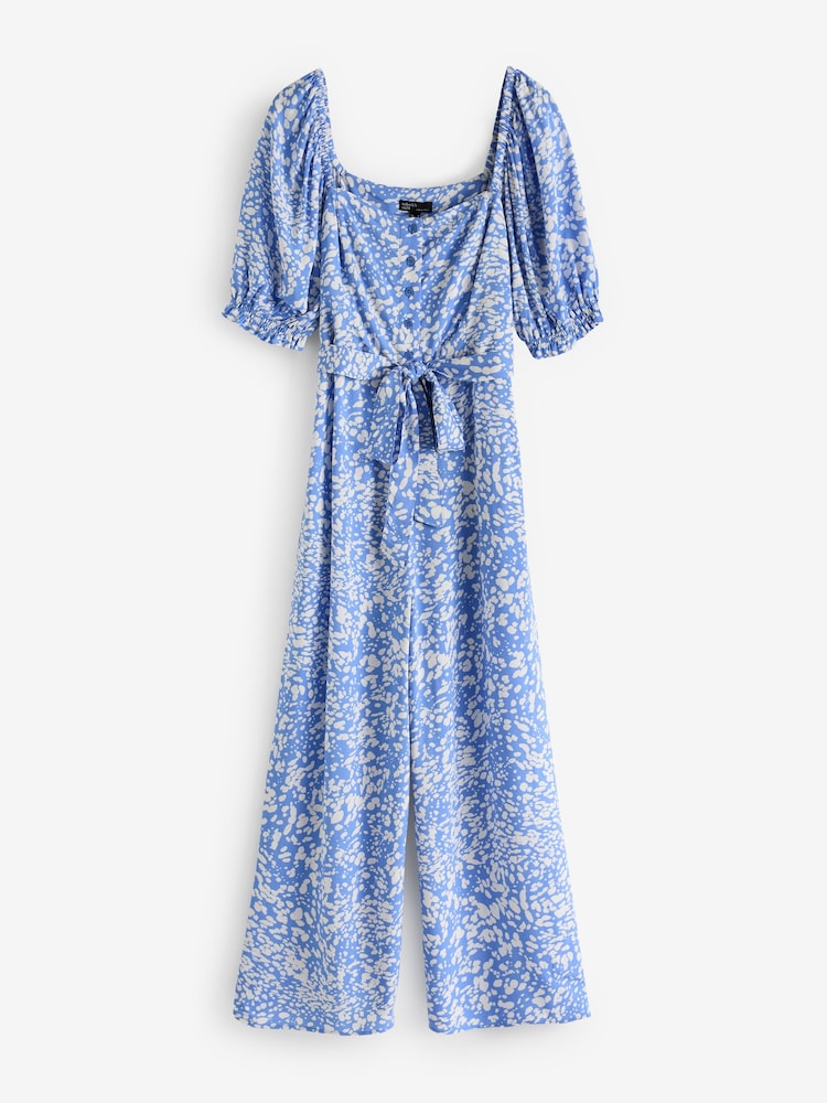 Nobody's Child Blue Romilly Jumpsuit - Image 5 of 5 Nobody's Child Blue Romilly Jumpsuit - Image 5 of 5
