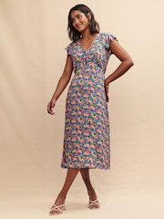 Nobody's Child Black Lily Midi Dress - Image 1 of 5