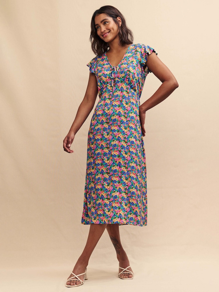 Nobody's Child Black Lily Midi Dress - Image 1 of 5