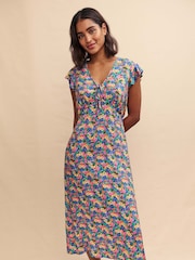 Nobody's Child Black Lily Midi Dress - Image 3 of 5