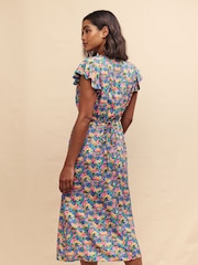 Nobody's Child Black Lily Midi Dress - Image 4 of 5