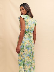Nobody's Child Green Lily Midi Emmeline Dress - Image 2 of 5