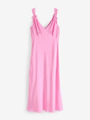 Nobody's Child Pink Hazel Midaxi Plain Dress - Image 5 of 5