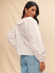 Nobody's Child White ADA 100% Cotton Blouse - Image 2 of 6