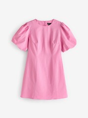 Nobody's Child Pink Bryony Plain Mini Dress - Image 5 of 5