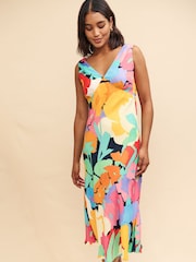 Nobody's Child Black Midi Helena Dress - Image 1 of 5