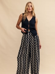 Nobody's Child Black Full Length Zeena Trousers - Image 1 of 5