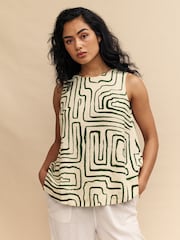 Nobody's Child Green Lizanne Top - Image 1 of 6