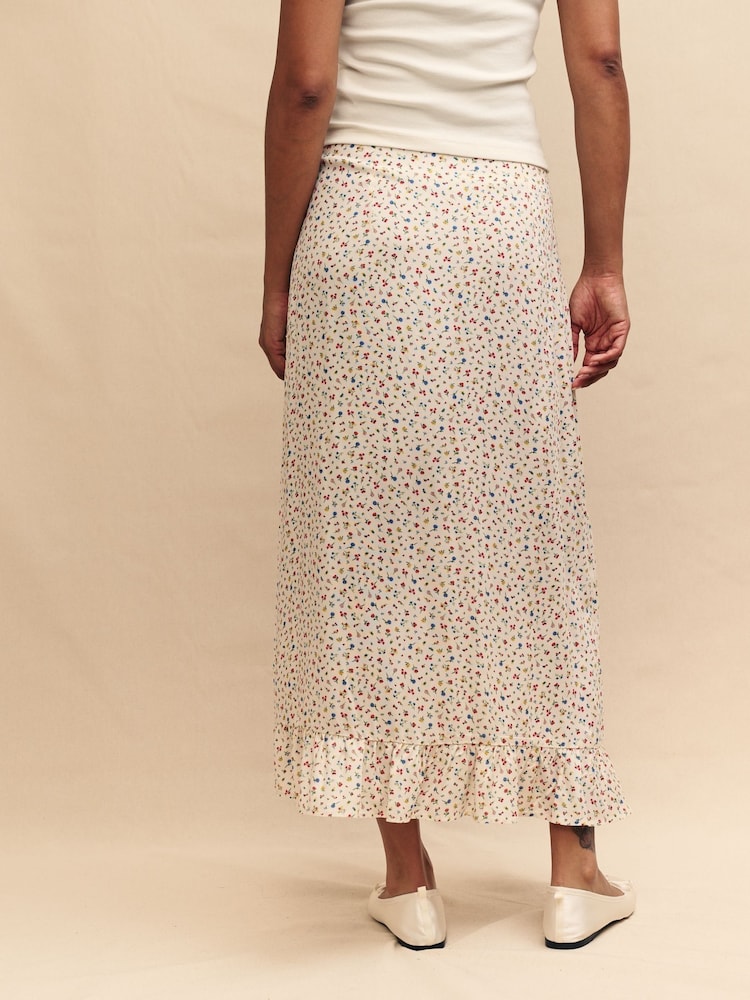 Nobody's Child White Midaxi Annalise Skirt - Image 2 of 4