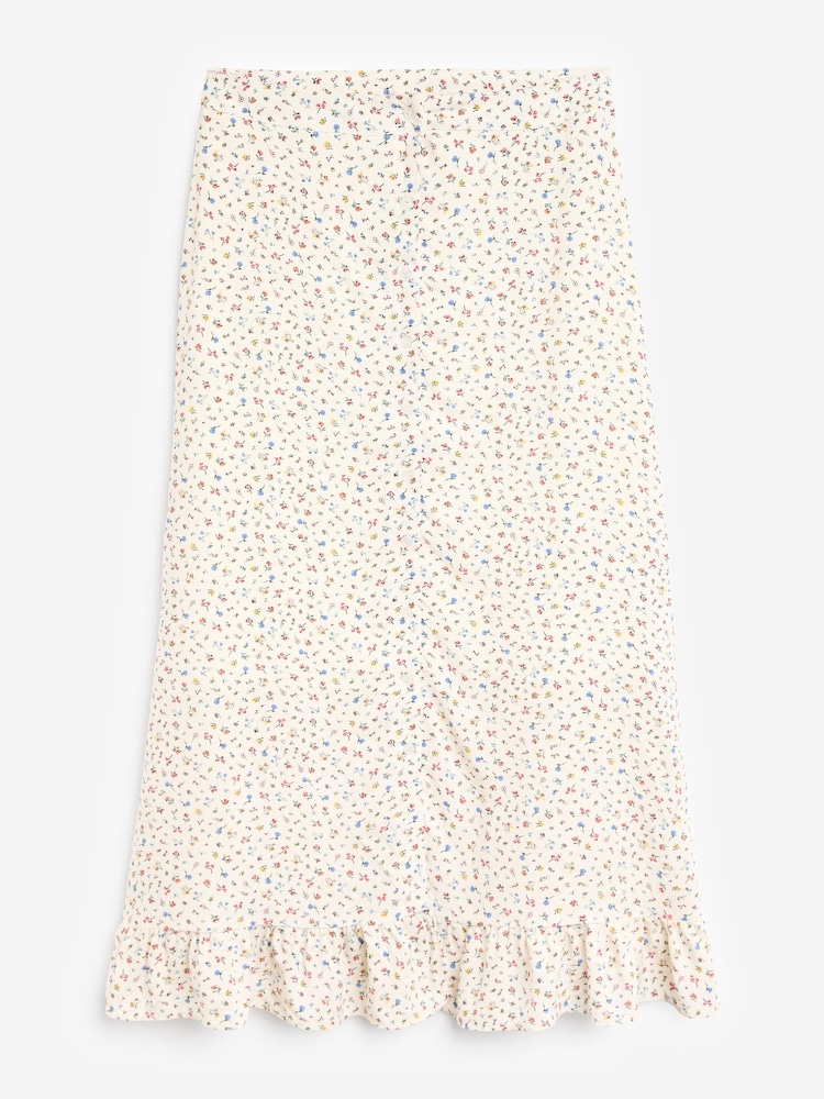 Nobody's Child White Midaxi Annalise Skirt - Image 4 of 4