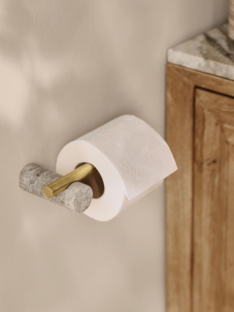 Gold Marble N. Premium Toilet Roll Holder - Image 1 of 7