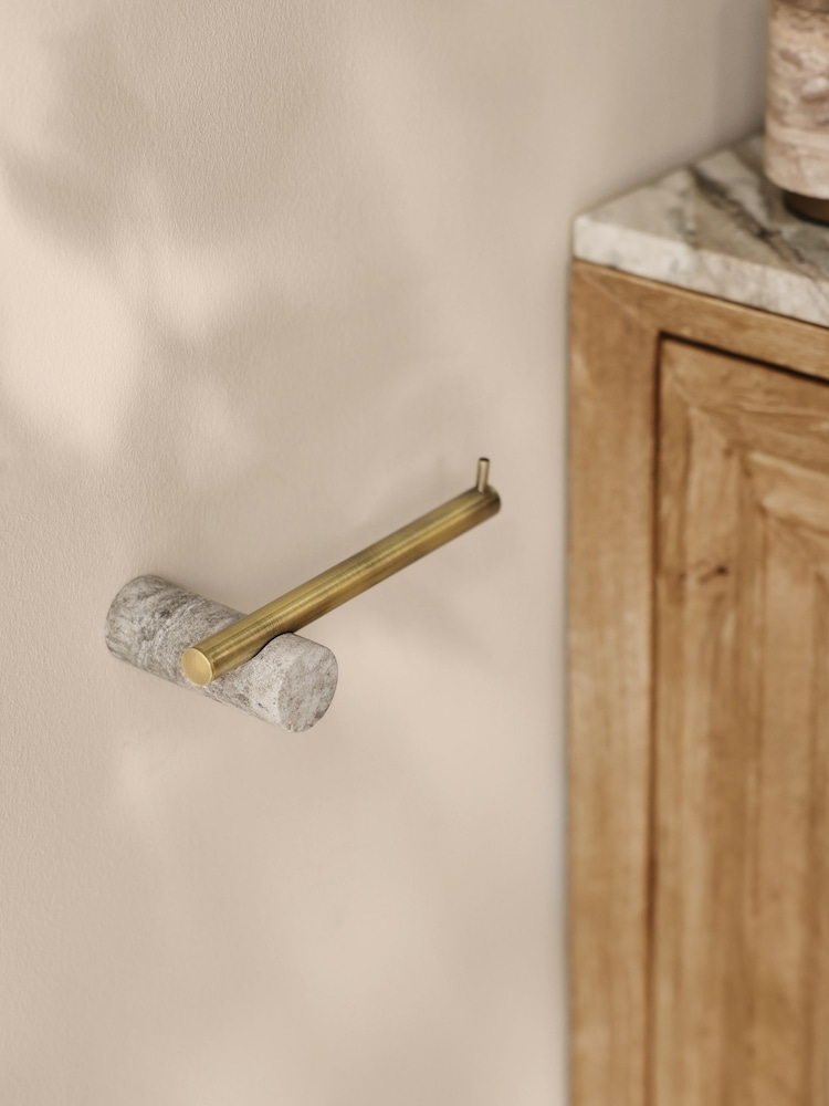 Gold Marble N. Premium Toilet Roll Holder - Image 2 of 7