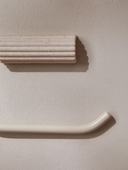 Natural Rib Toilet Roll Holder - Image 3 of 5