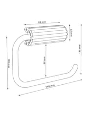 Natural Rib Toilet Roll Holder - Image 4 of 5