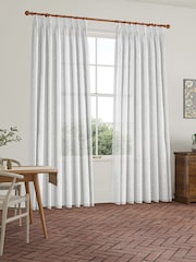 William Morris At Home Chalk Willow Bough Sheer Made To Measure Curtains - Image 2 of 5