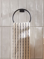 Black Moderna Towel Rail Ring - Image 2 of 4