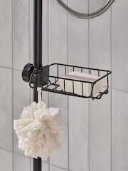 Black Single Adjustable Shower Caddy - Image 1 of 4