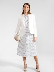 Hobbs Blue Petite Tallulah Dress - Image 2 of 4