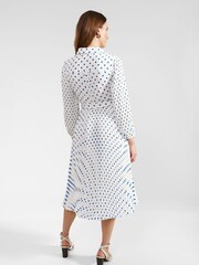 Hobbs Blue Petite Tallulah Dress - Image 3 of 4