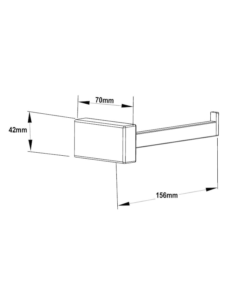 Chrome Moderna Toilet Roll Holder - Image 4 of 5