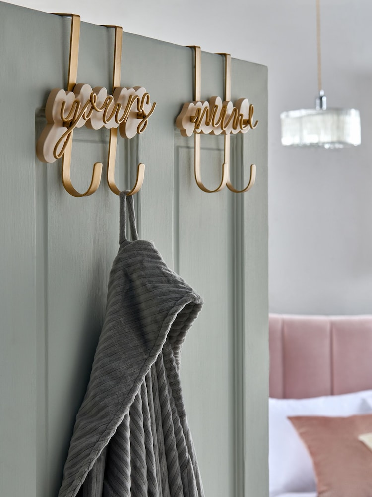 Set of 2 Yours and Mine Over Door Hooks - Изображение 1 из 5 Set of 2 Yours and Mine Over Door Hooks - Изображение 1 из 5