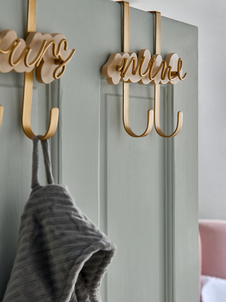 Set of 2 Yours and Mine Over Door Hooks - Изображение 2 из 5 Set of 2 Yours and Mine Over Door Hooks - Изображение 2 из 5