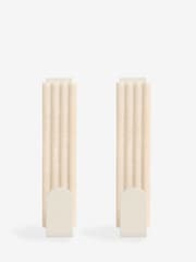 Set of 2 Natural Rib Over Door Hooks - Image 3 of 4