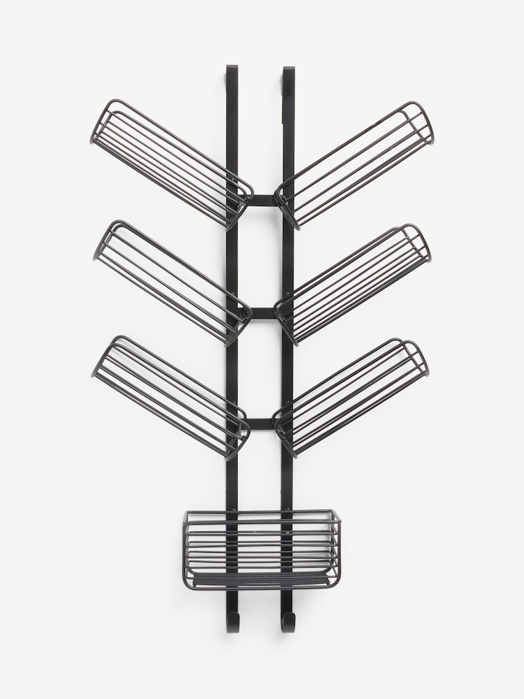Black Bottle Storage Shower Caddy - Image 4 of 4