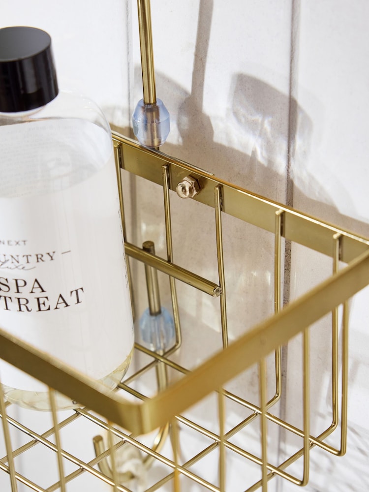 Gold Hanging Shower Caddy - Image 2 of 4