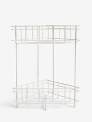 White Small Free-Standing Corner Caddy - Image 3 of 5