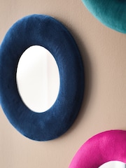 Set of 3 Velvet Wall Mirrors - Изображение 2 4