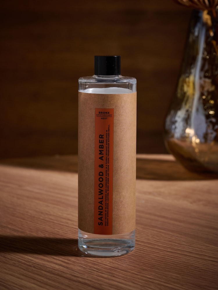 Bronx Sandalwood and Amber 200ml Fragranced Reed Diffuser Refill - Image 1 of 3