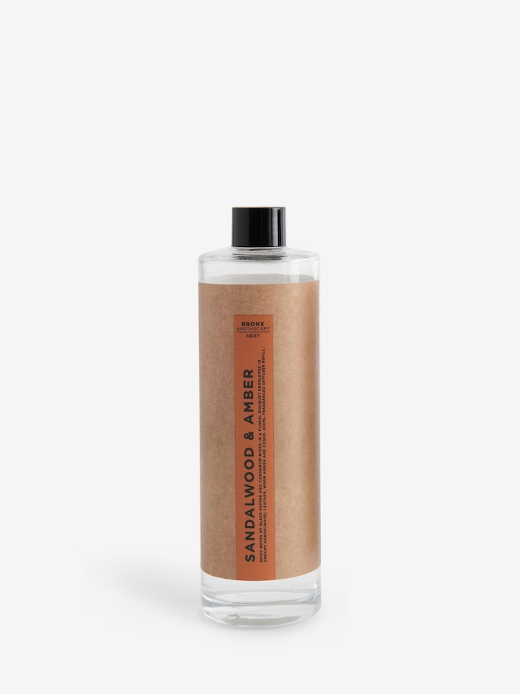 Bronx Sandalwood and Amber 200ml Fragranced Reed Diffuser Refill - Image 3 of 3