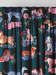 Cath Kidston Teal Green Puppy Fields Made to Measure Curtains - Image 3 of 9