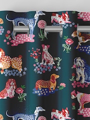 Cath Kidston Teal Green Puppy Fields Made to Measure Curtains - Image 5 of 9