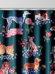 Cath Kidston Teal Green Puppy Fields Made to Measure Curtains - Image 6 of 9