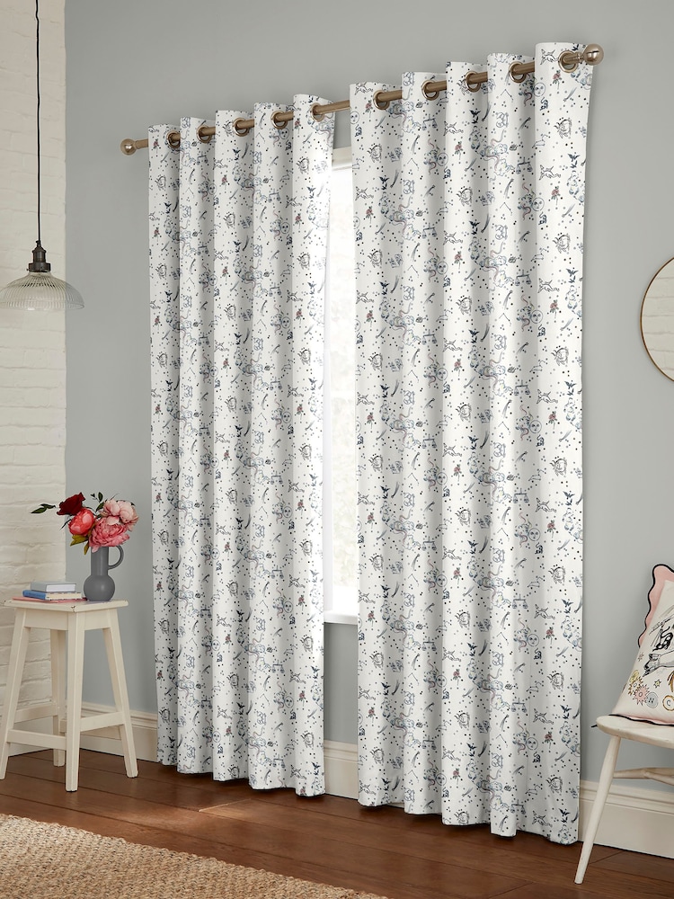 Cath Kidston White Celestial Baby Made to Measure Curtains - Image 2 of 9