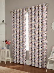 Cath Kidston Multi Silver Linings Made to Measure 100% Cotton Curtains - Image 2 of 9