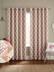 Cath Kidston Multi Patchwork Made to Measure 100% Cotton Curtains - Image 1 of 9