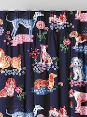 Cath Kidston Navy Blue Puppy Fields Made to Measure Curtains - Image 5 of 9