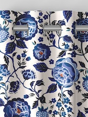 Cath Kidston Blue Strawberry Gardens Made to Measure 100% Cotton Curtains - Image 7 of 9