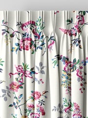 Cath Kidston Cream Ribbon Roses Made to Measure 100% Cotton Curtains - Image 3 of 9