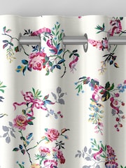 Cath Kidston Cream Ribbon Roses Made to Measure 100% Cotton Curtains - Image 5 of 9